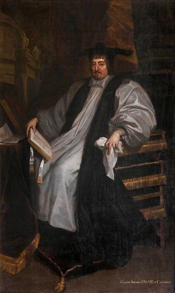 Art UK Gilbert Sheldon (1598–1677), Archbishop of Canterbury, Governor of the Charterhouse from 1661