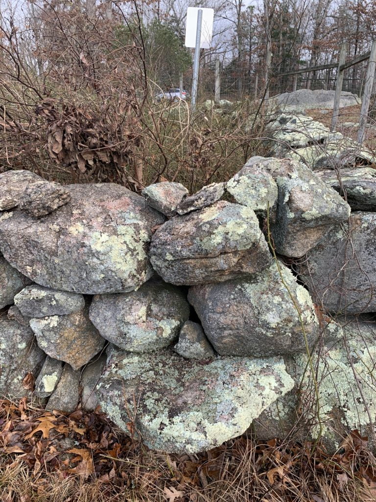 Walled cemetery at Sheldon Hill