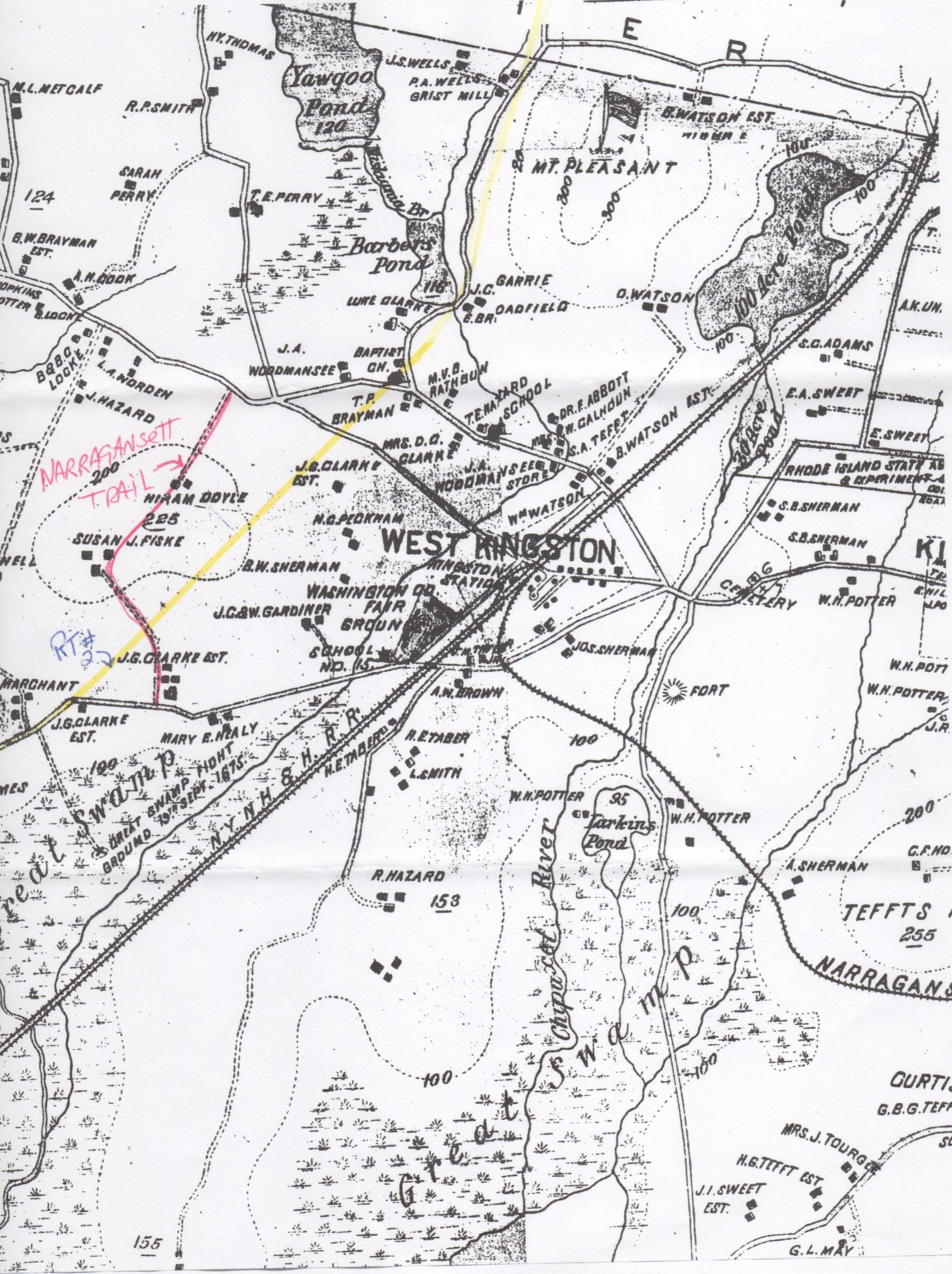 West Kingstown Map