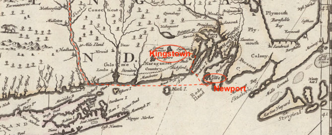 Windsor to Newport Map