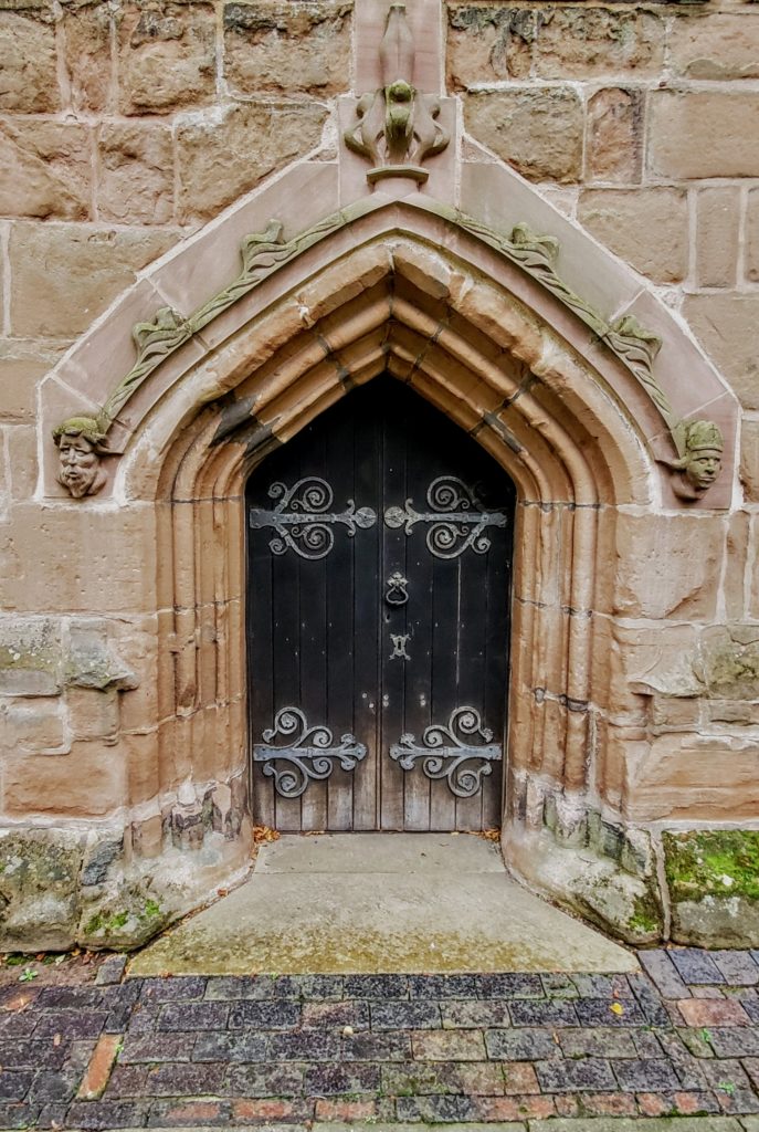 Doorway at St Giles Church, Sheldon