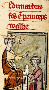 Edward I Knighting Edward Prince of Wales 1306