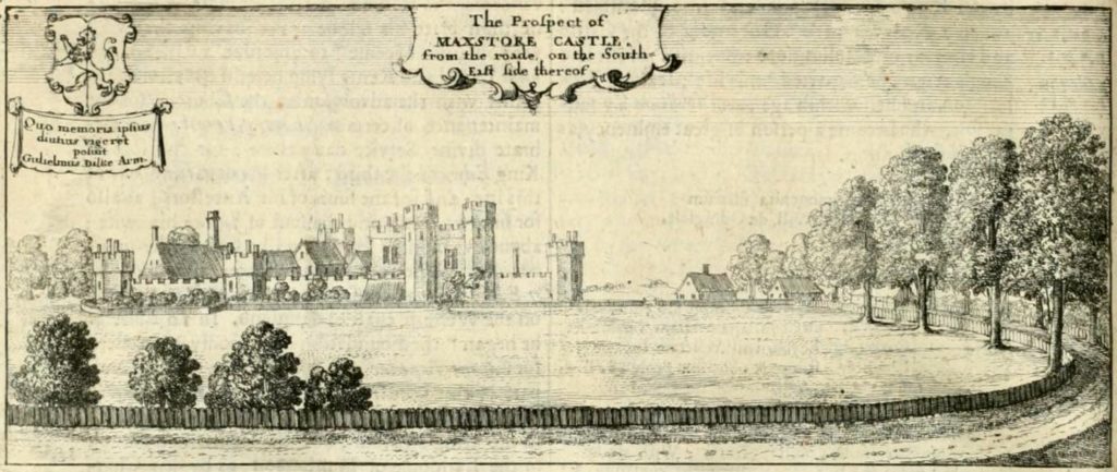 Maxstoke Castle from Antiquities of Warcs. pg 728