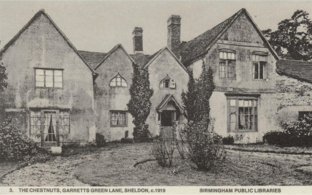 Sheldon Hall The Chestnuts c 1919