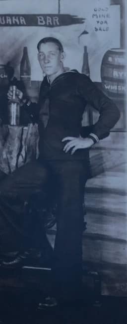 Ray Sheldon, Sr., in the US Navy in the 1920s.